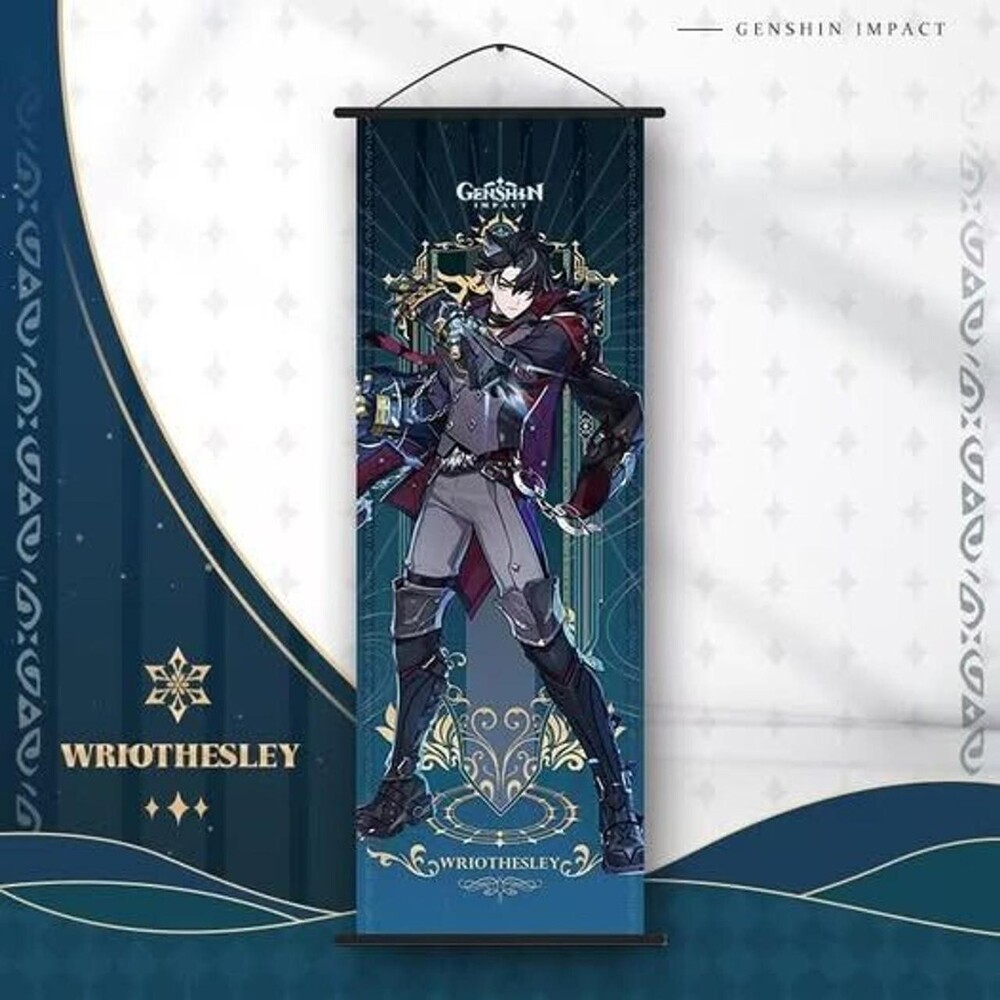 Genshin Impact Wriothesley Wall Collectible 5729